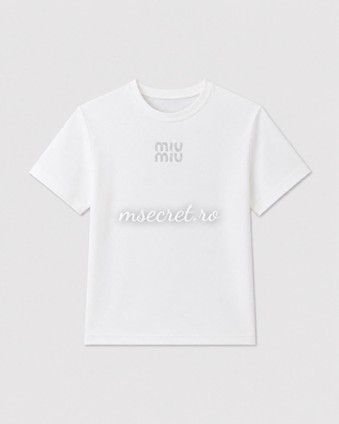 White cotton t-shirt