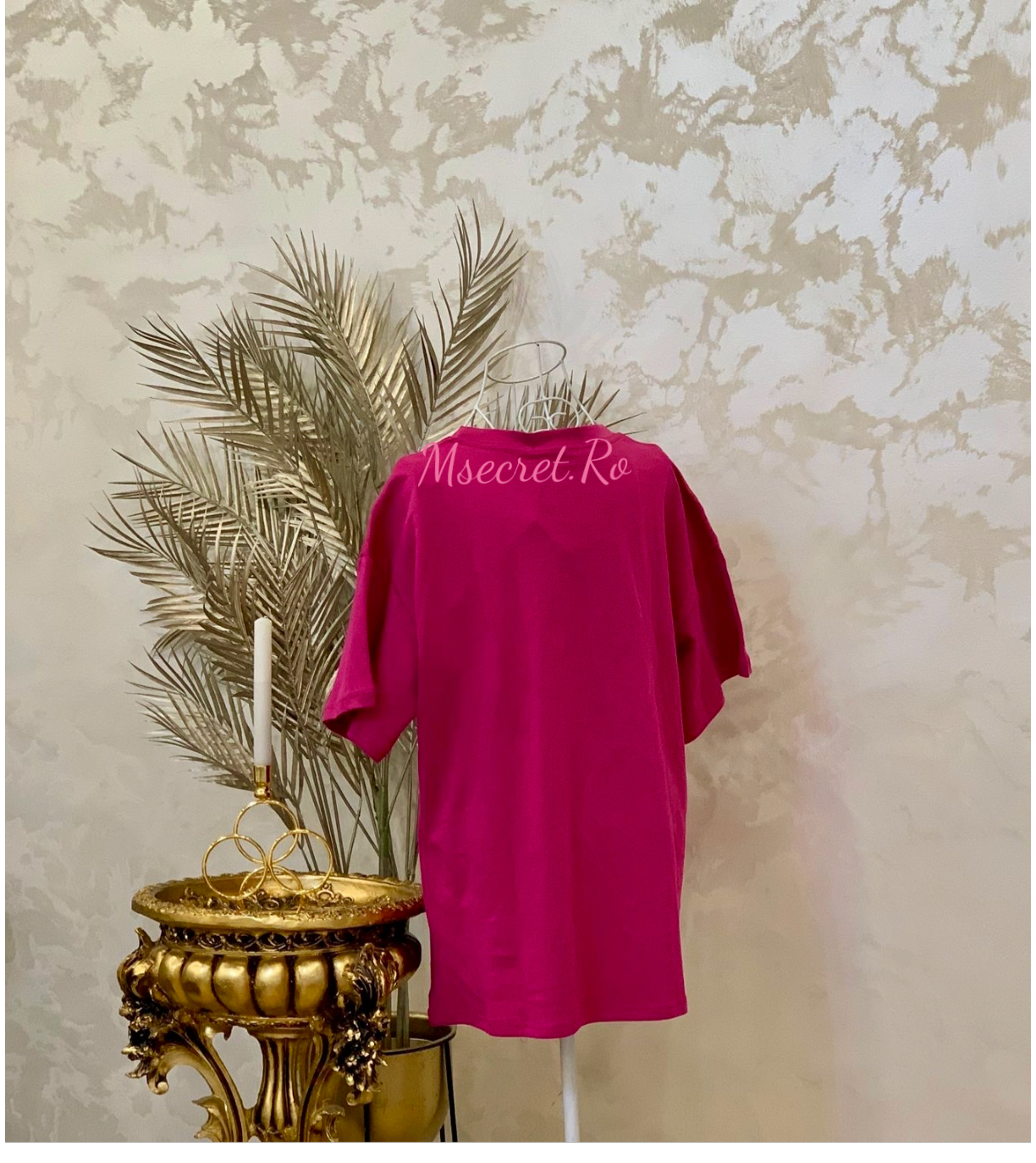 Tricou din bumbac cu modele