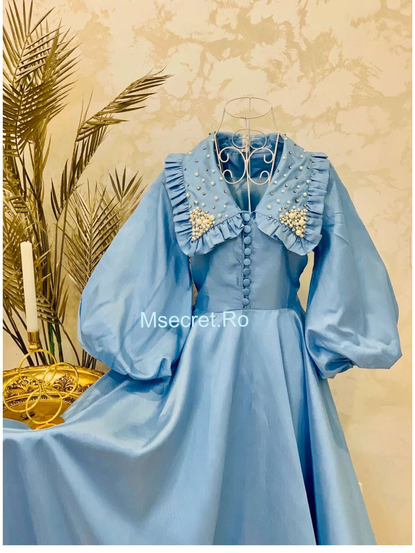 Rochie midi imperial blue