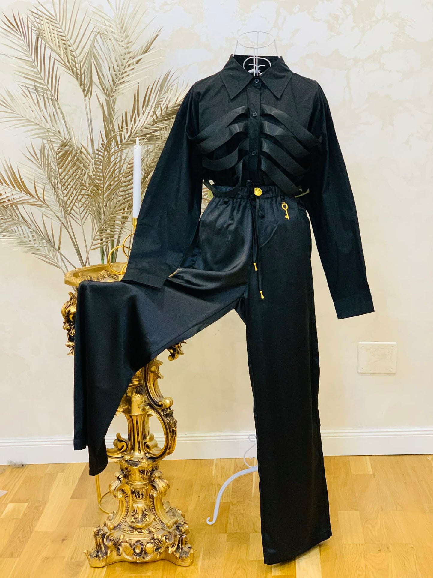 Camasa neagra din bumbac