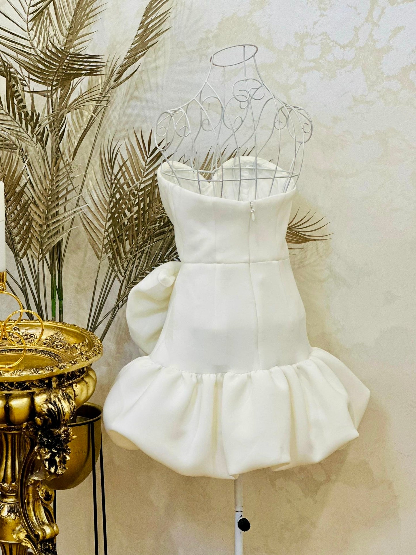 Rochie mini alba