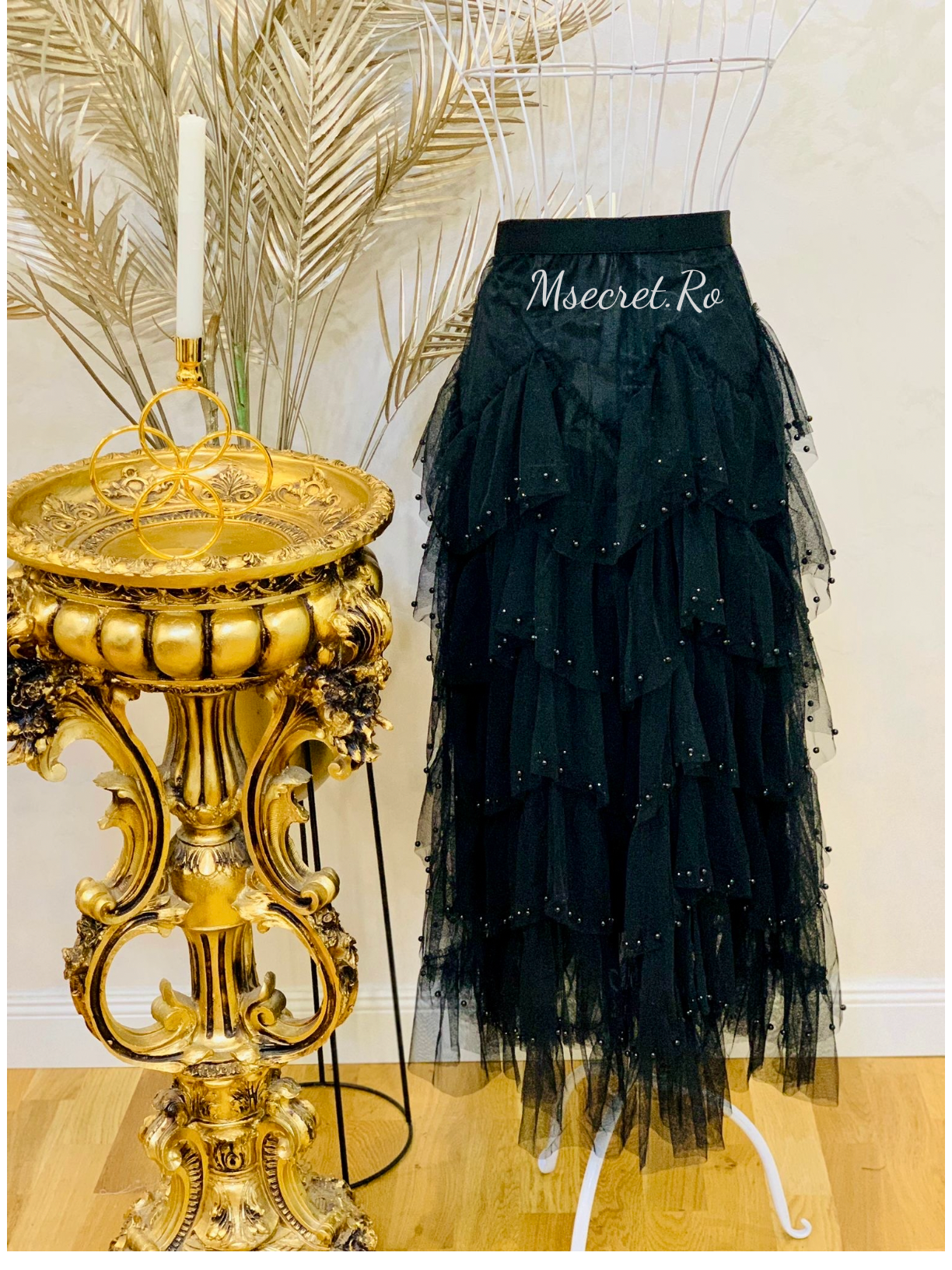 Sacou tip rochie cu perle