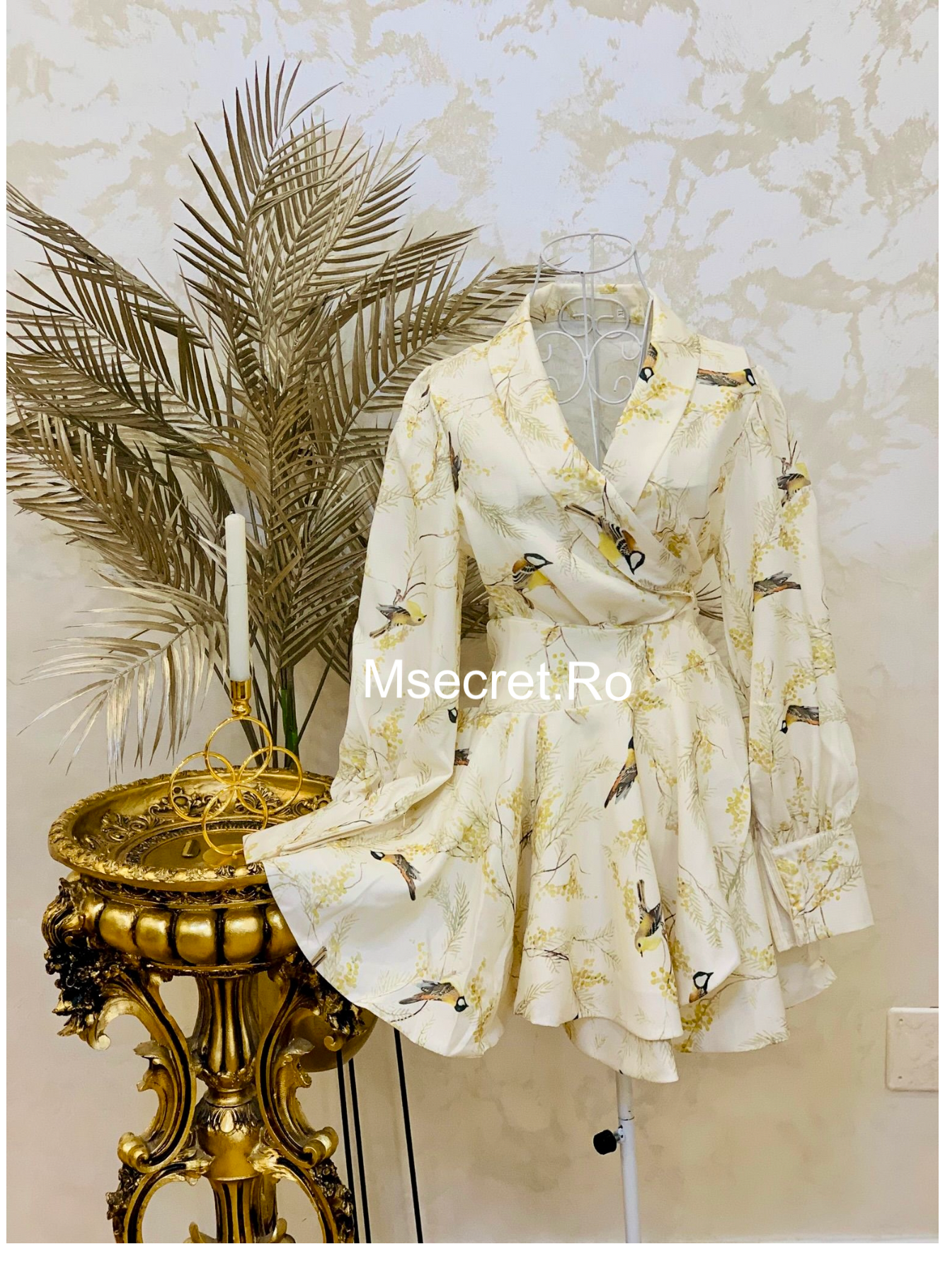 Rochie cu maneca lunga