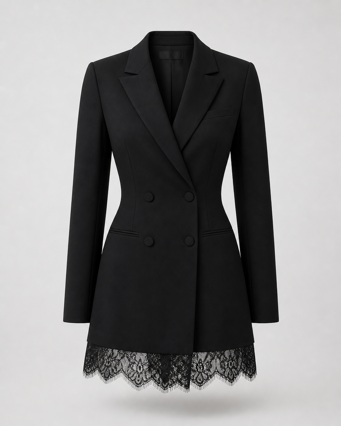 Black dress blazer with lace