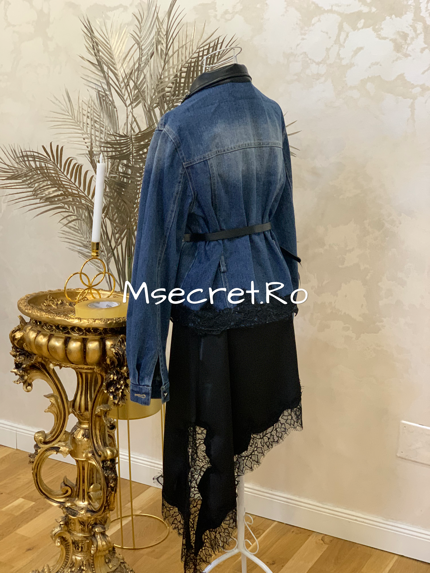 Studded denim jacket