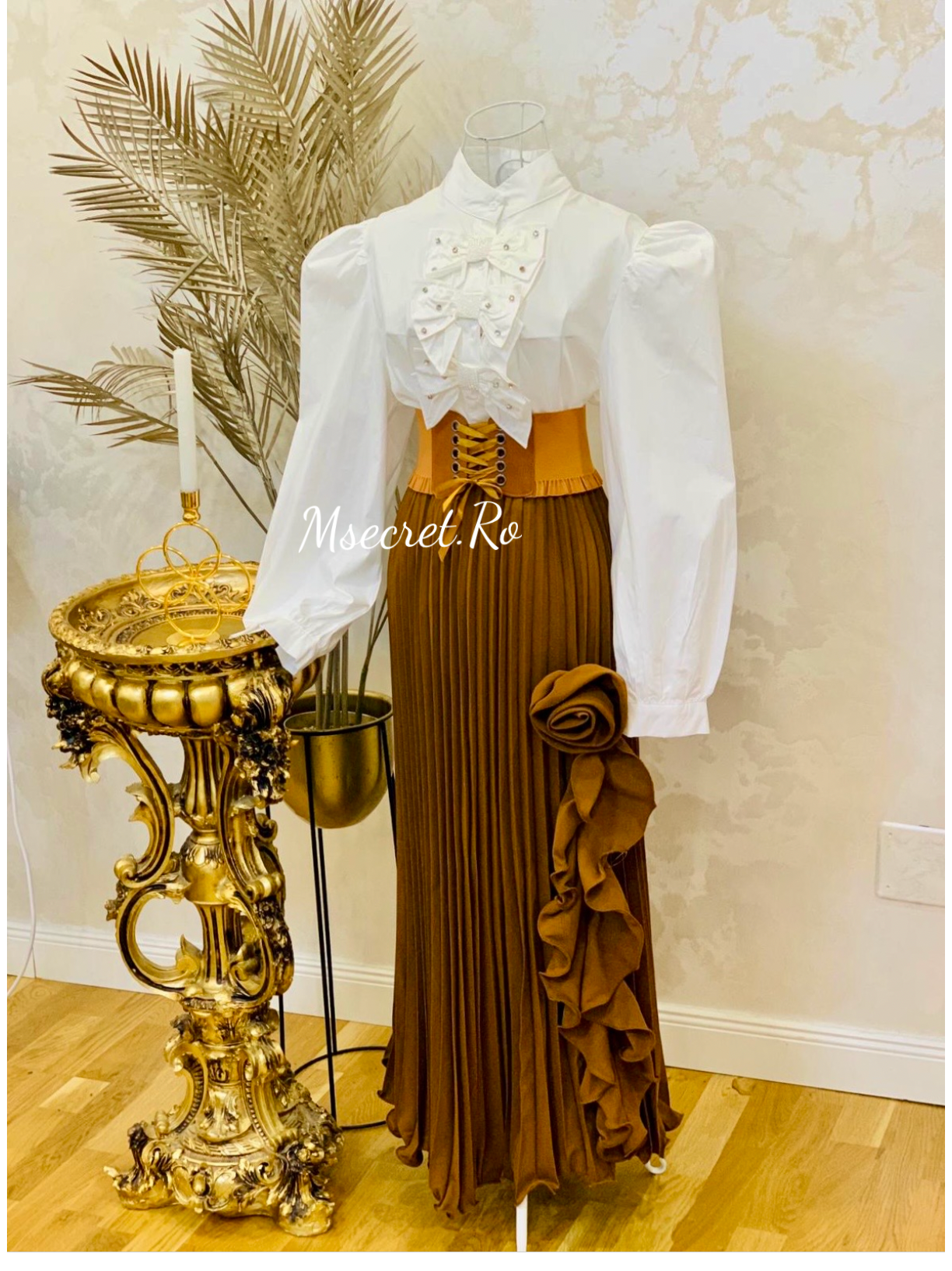 Camasa din bumbac cu fundite