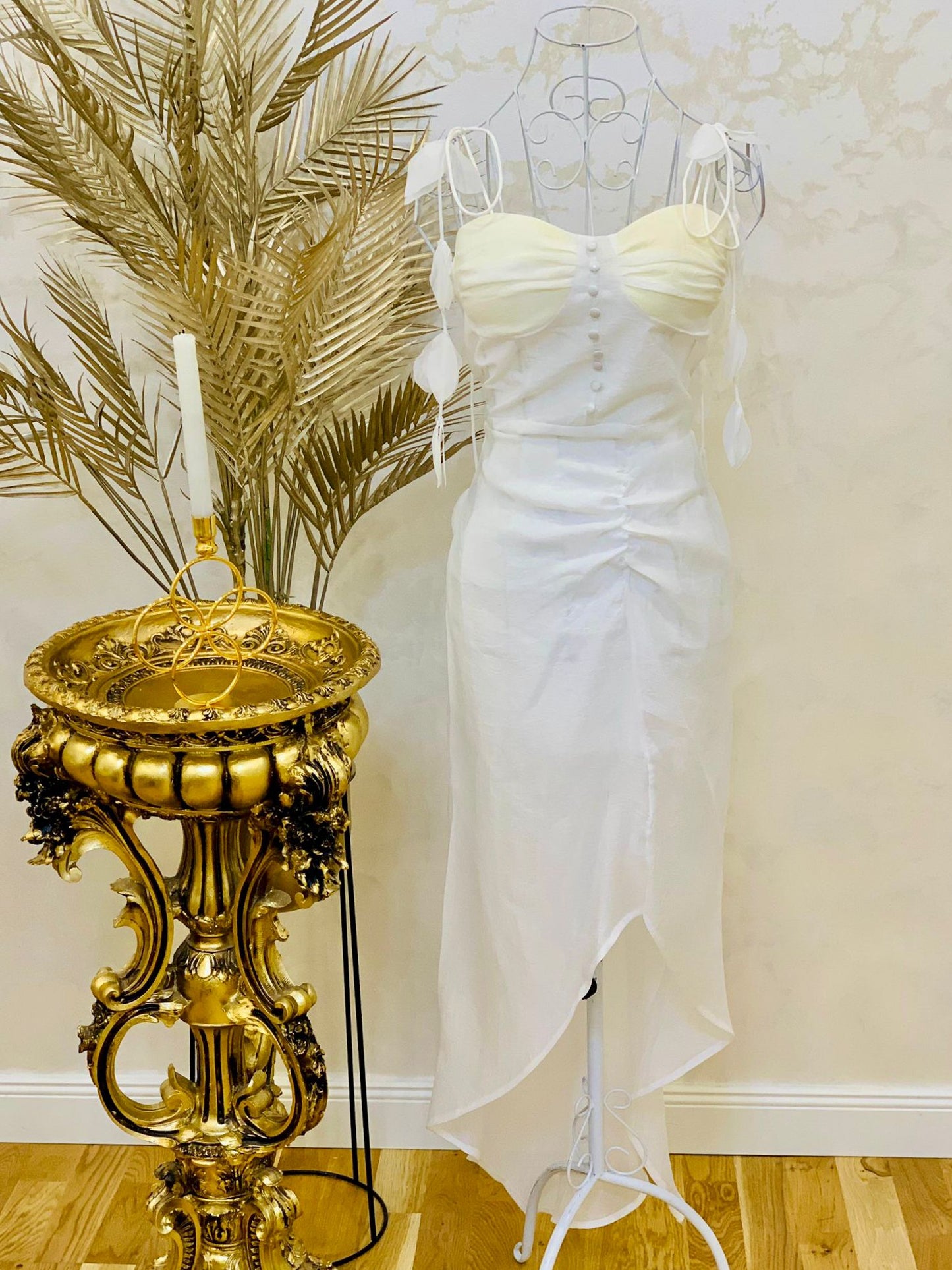 Rochie lungă cu bretele Theodora