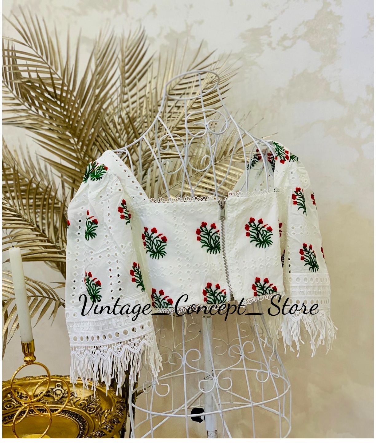 Compleu din bumbac cu flori