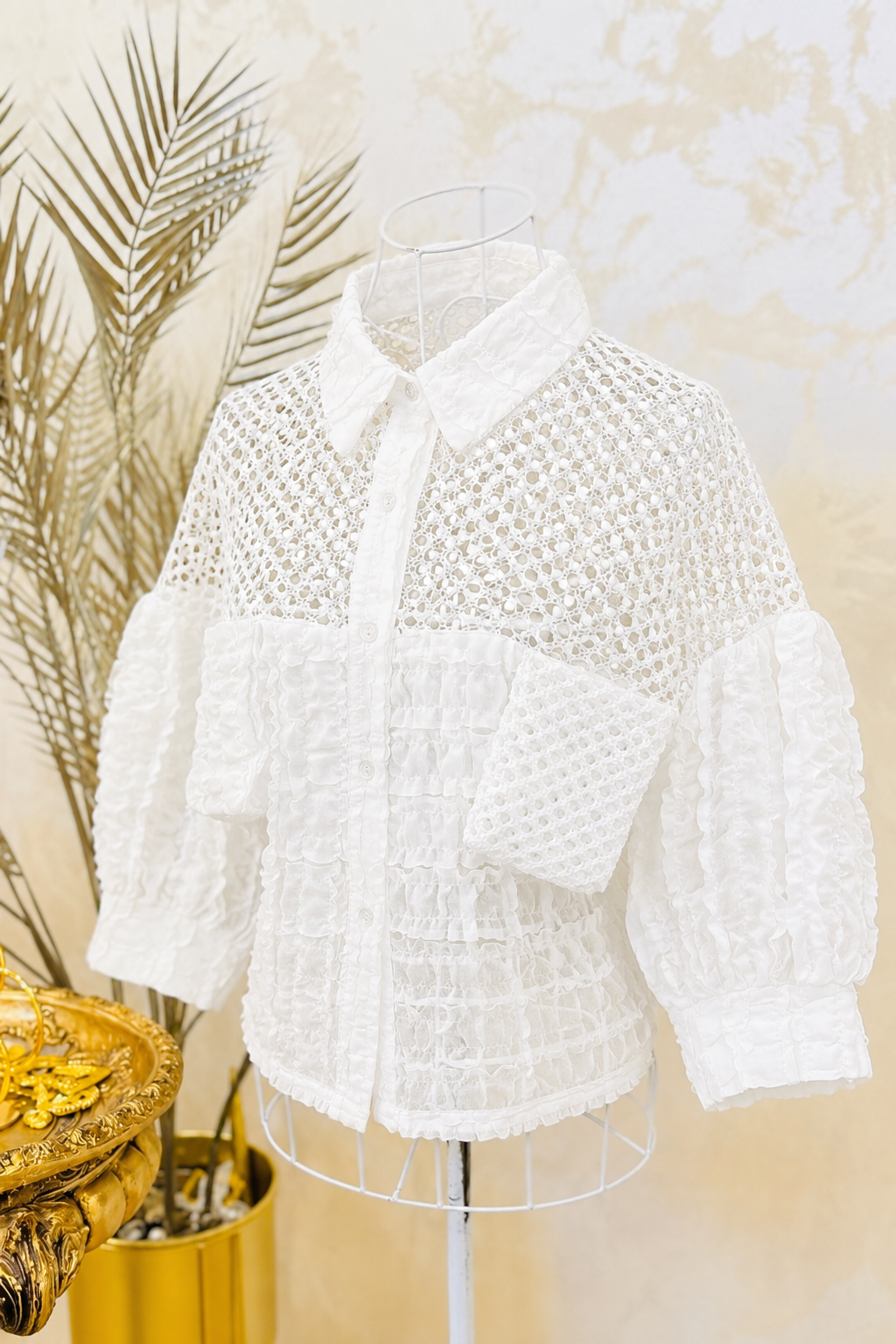 White lace jacket