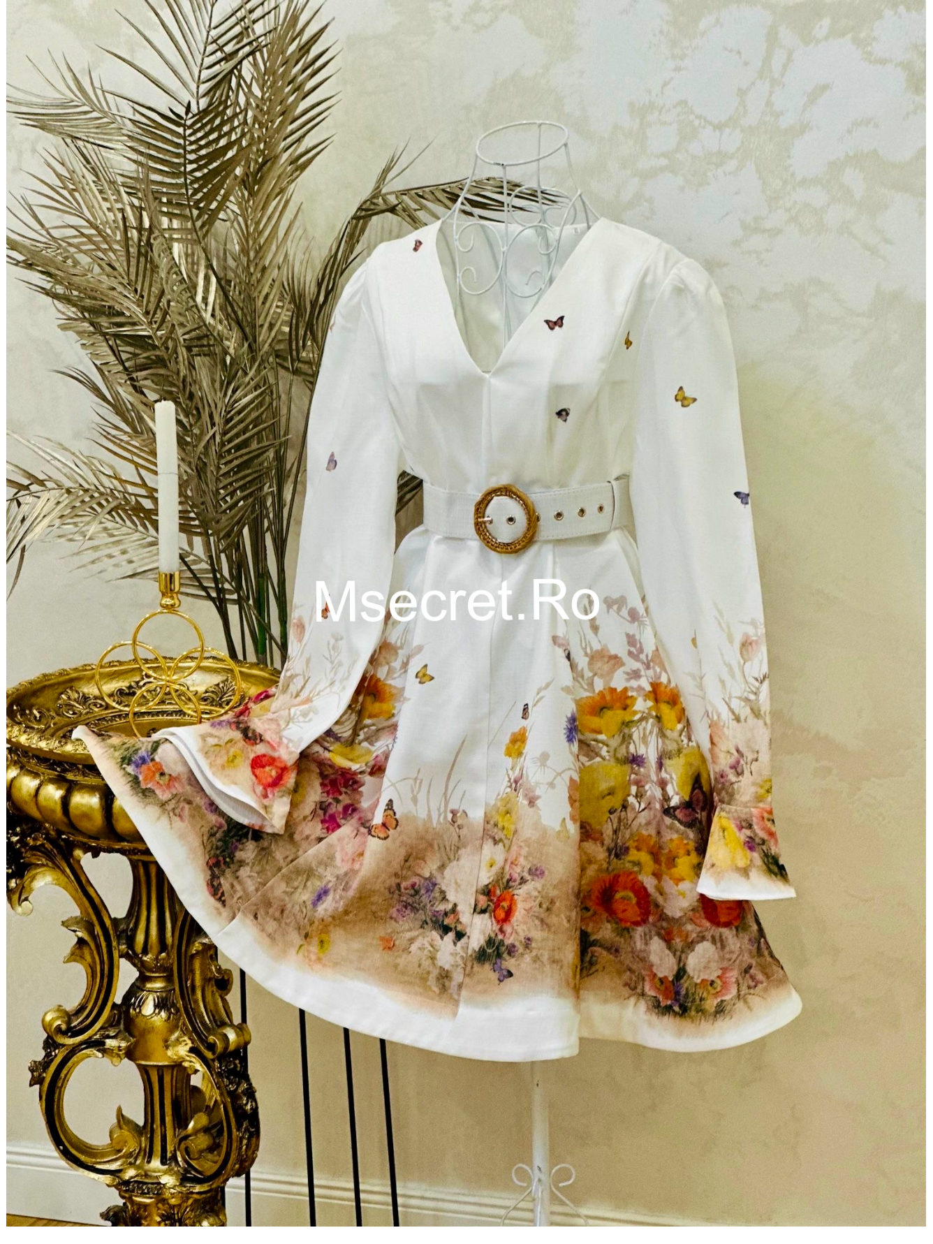 Rochie scurta cu flori