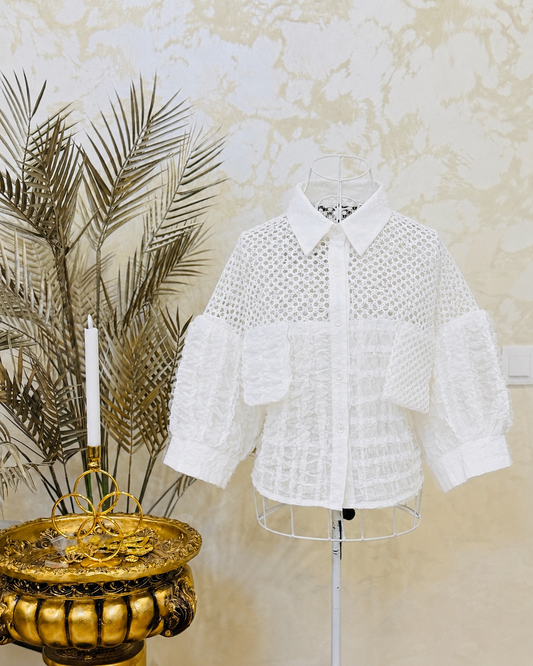 White lace jacket
