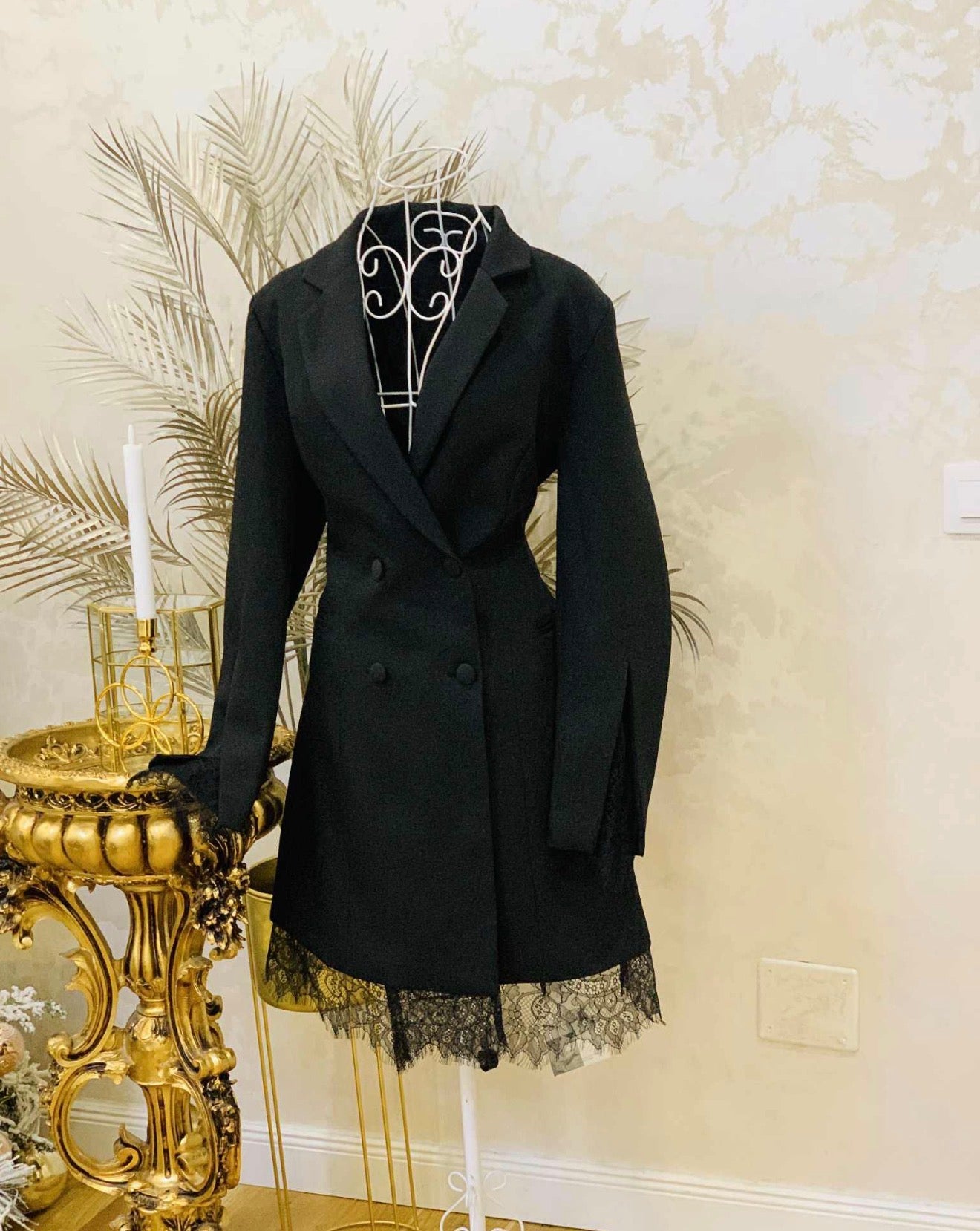Rochie sacou cu dantela