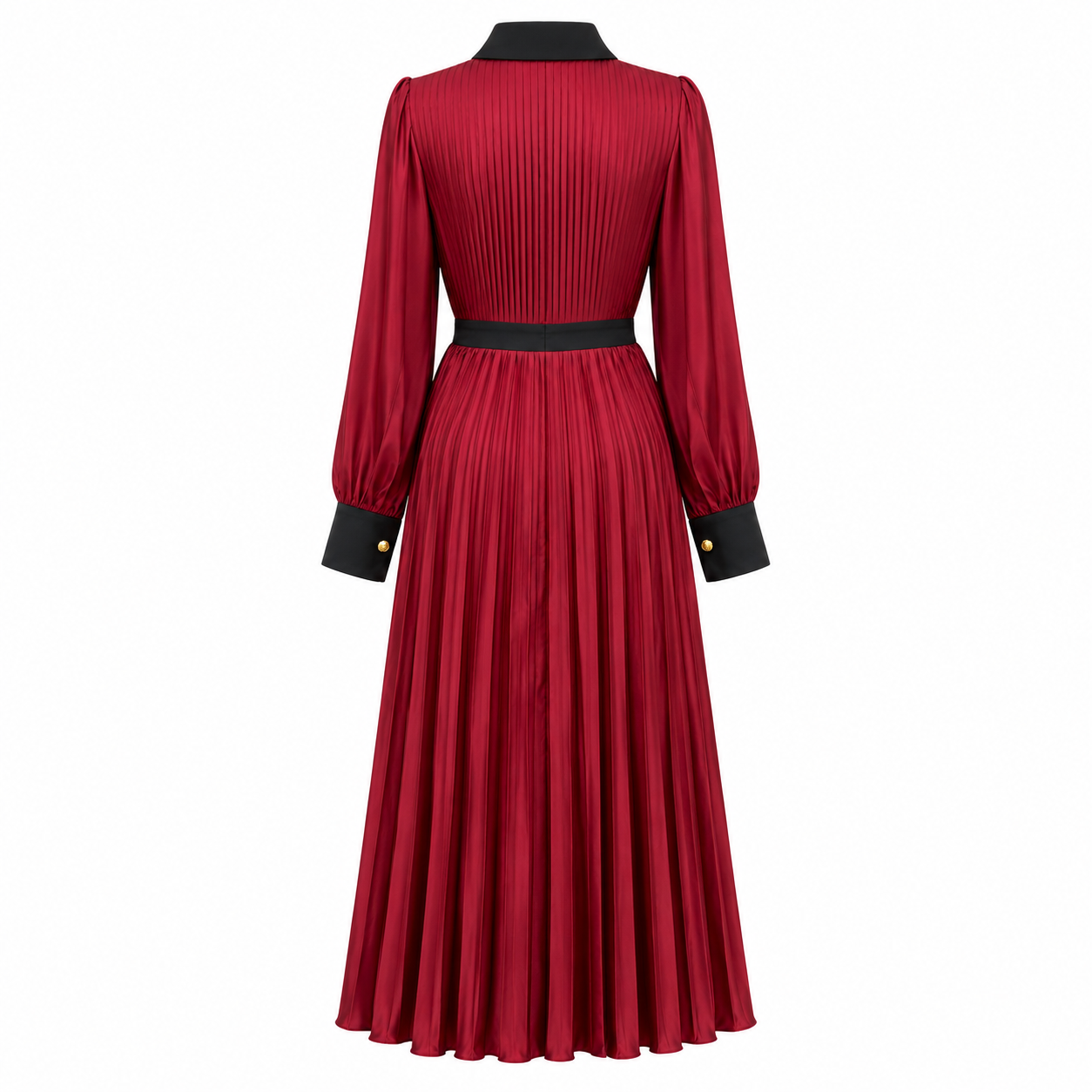 Rochie visinie midi din material satinat premium