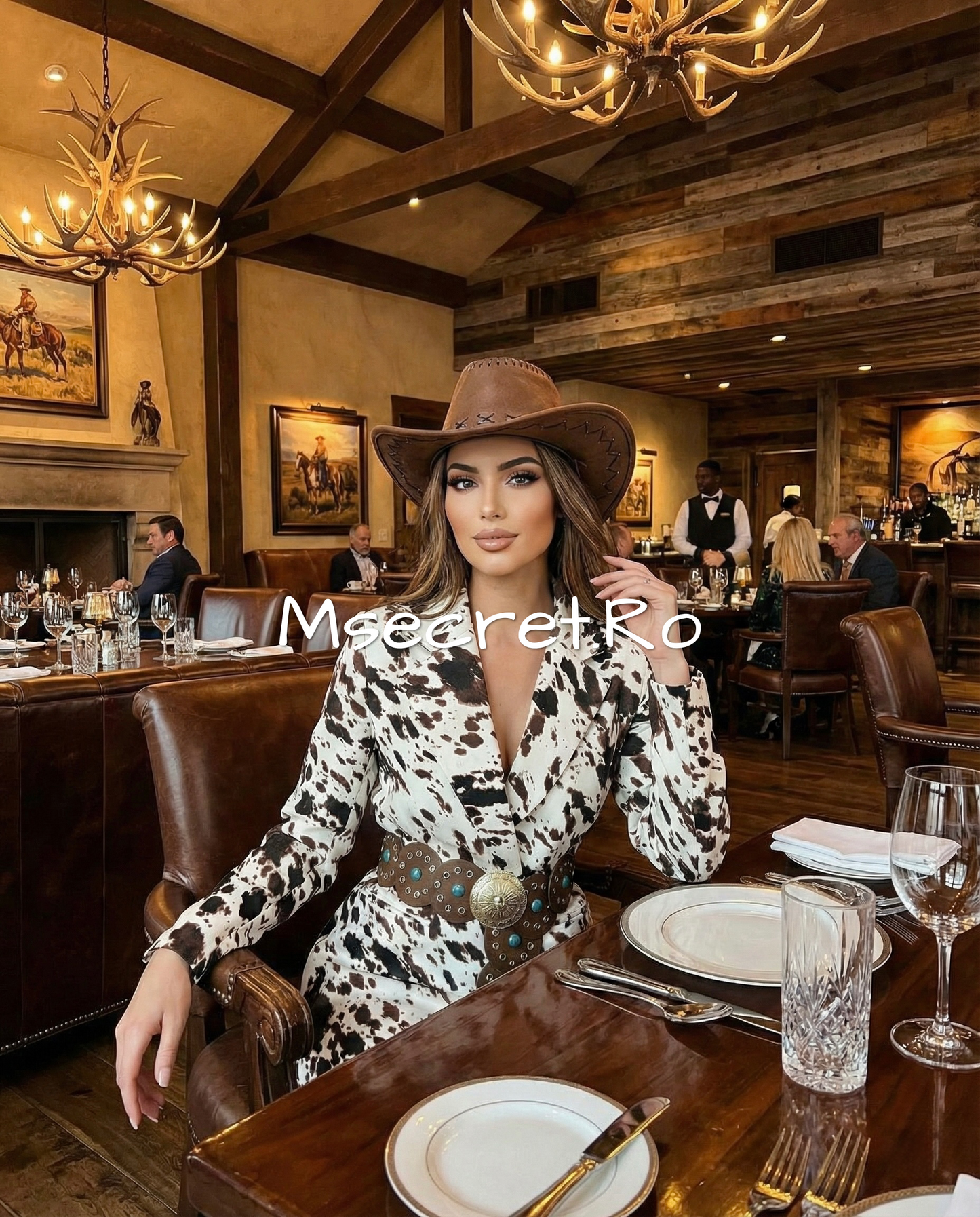 Statement print blazer