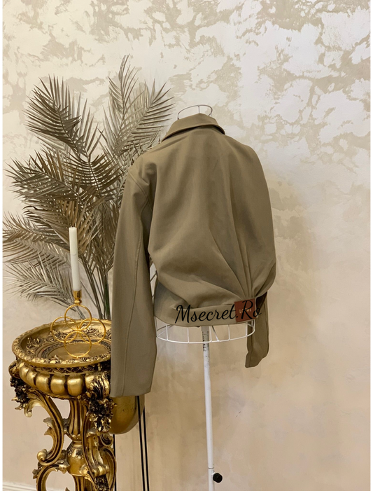 Geaca scurta captusita kaki