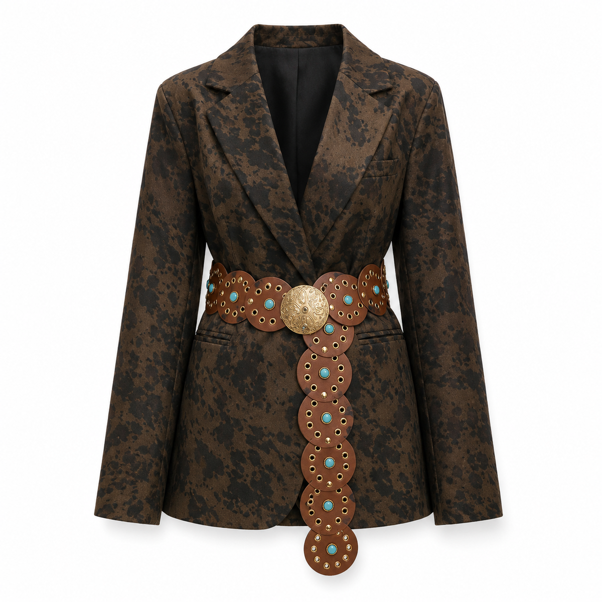 Sacou cu imprimeu statement