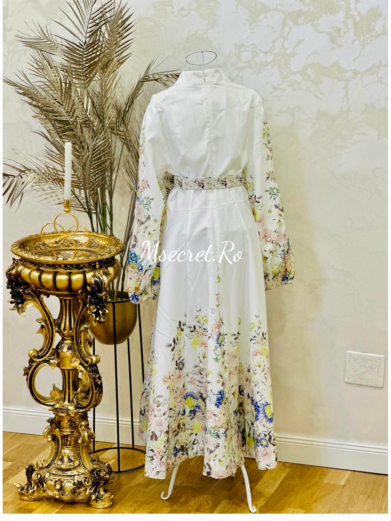 Rochie midi cu flori
