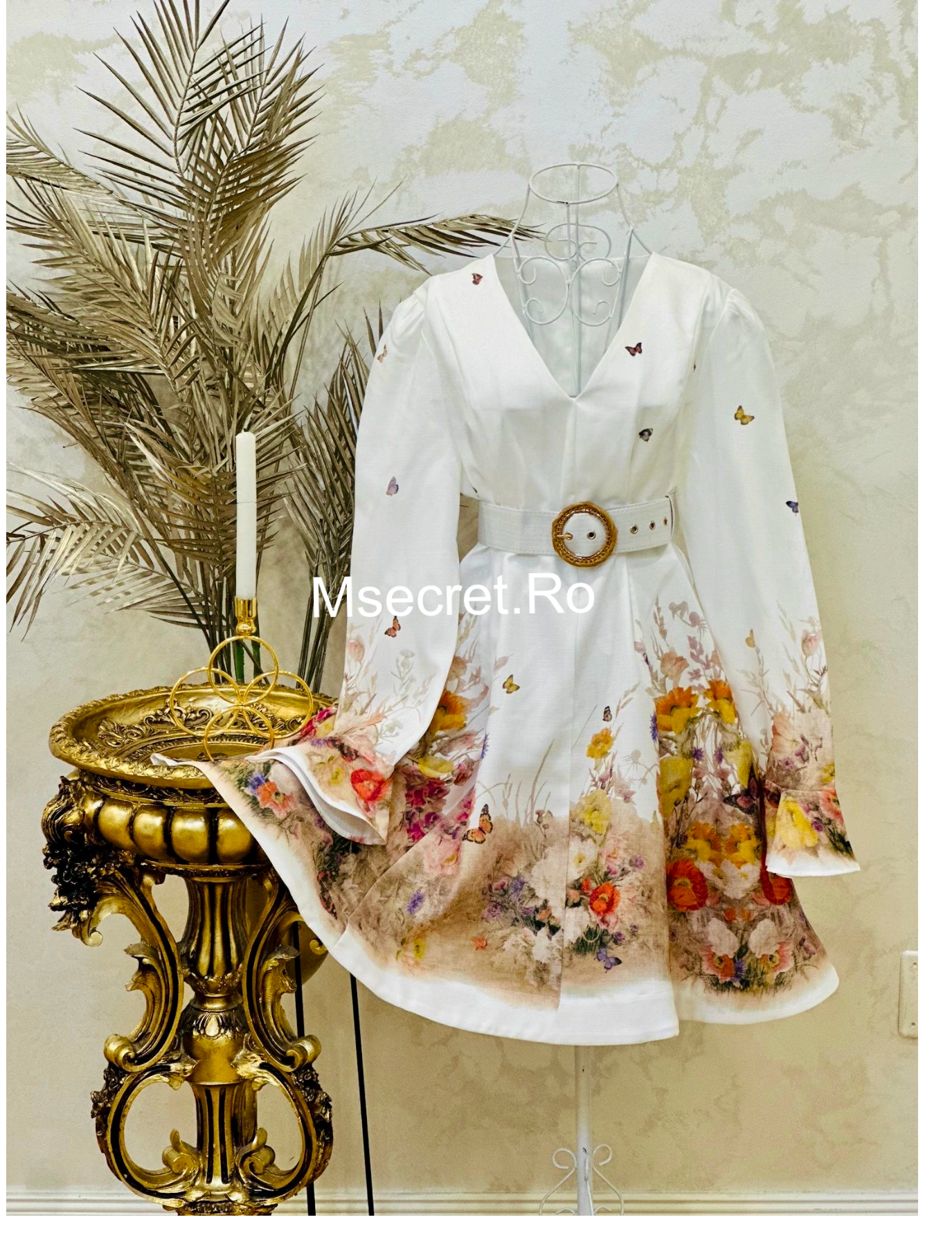 Rochie scurta cu flori