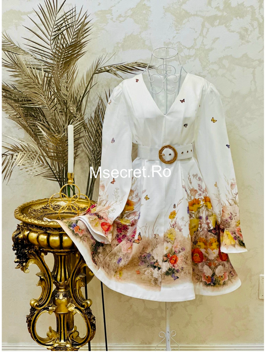 Rochie scurta cu flori