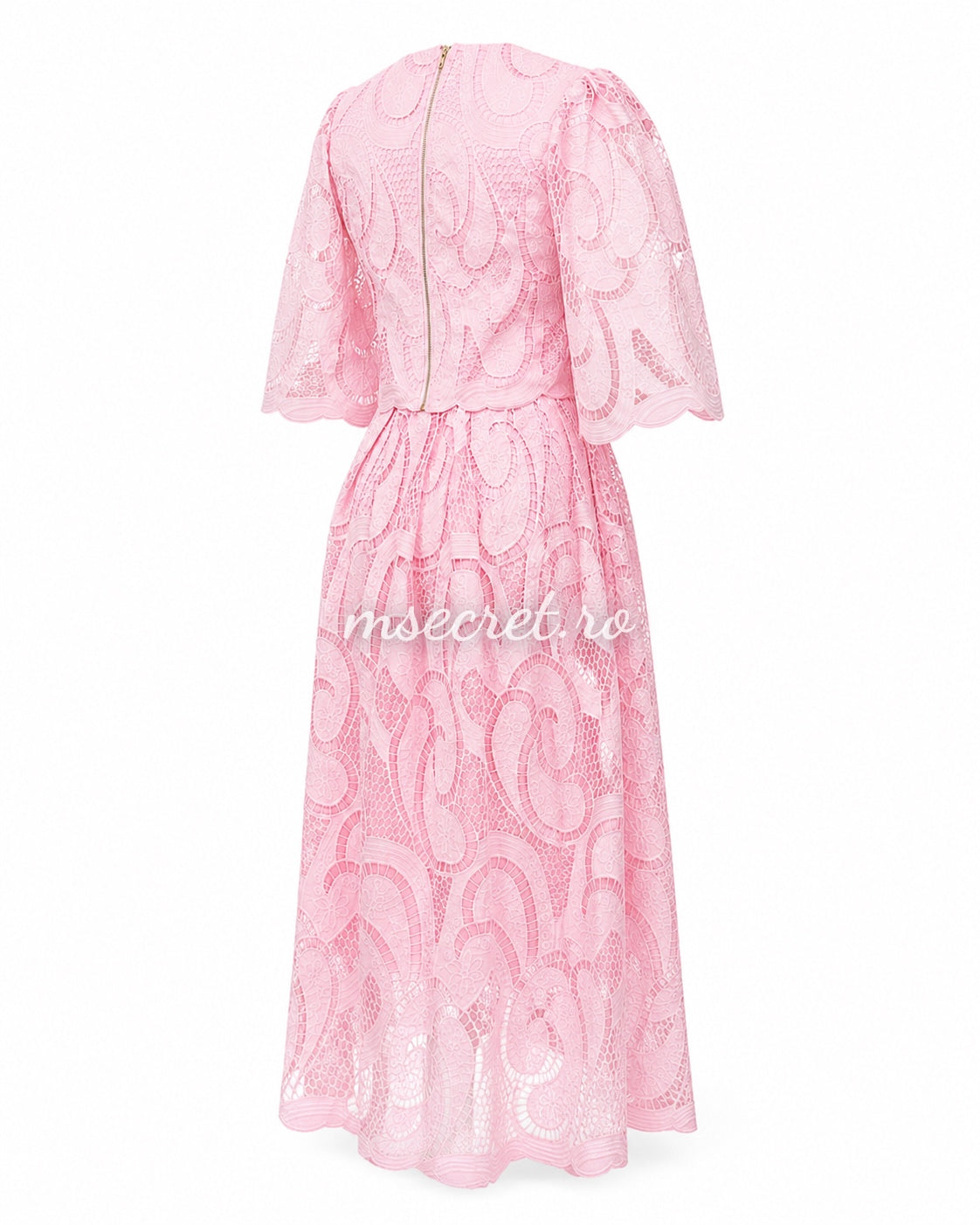 Elegant pink premium lace set