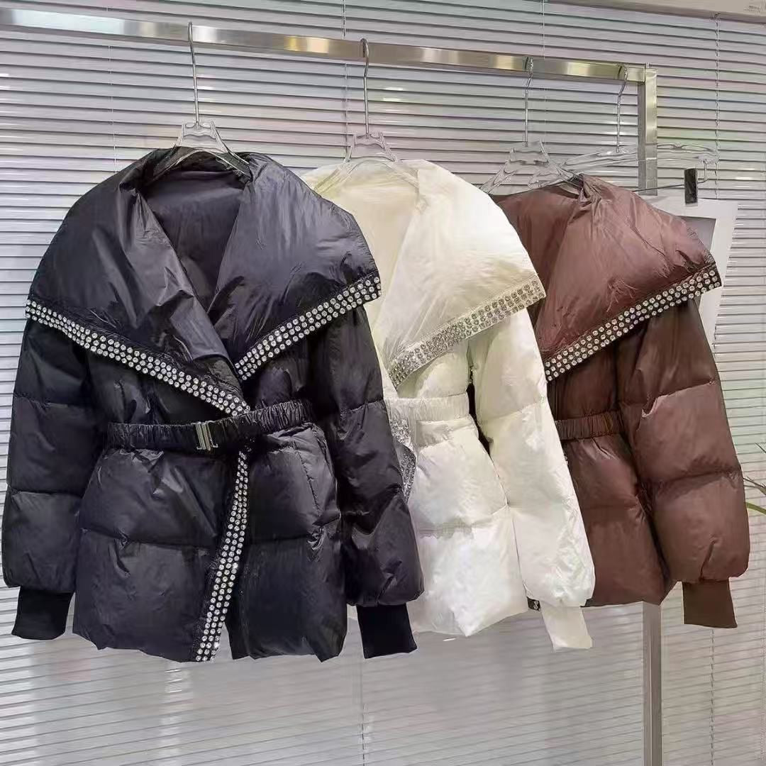 Geaca impermeabilă anti-vânt cu pietre