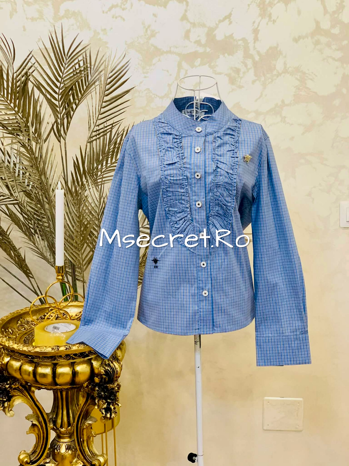 Camasa albastra din bumbac