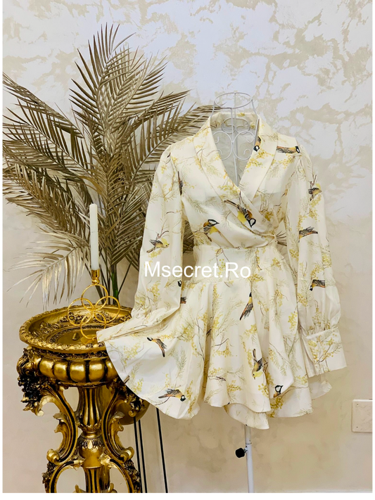 Rochie cu maneca lunga
