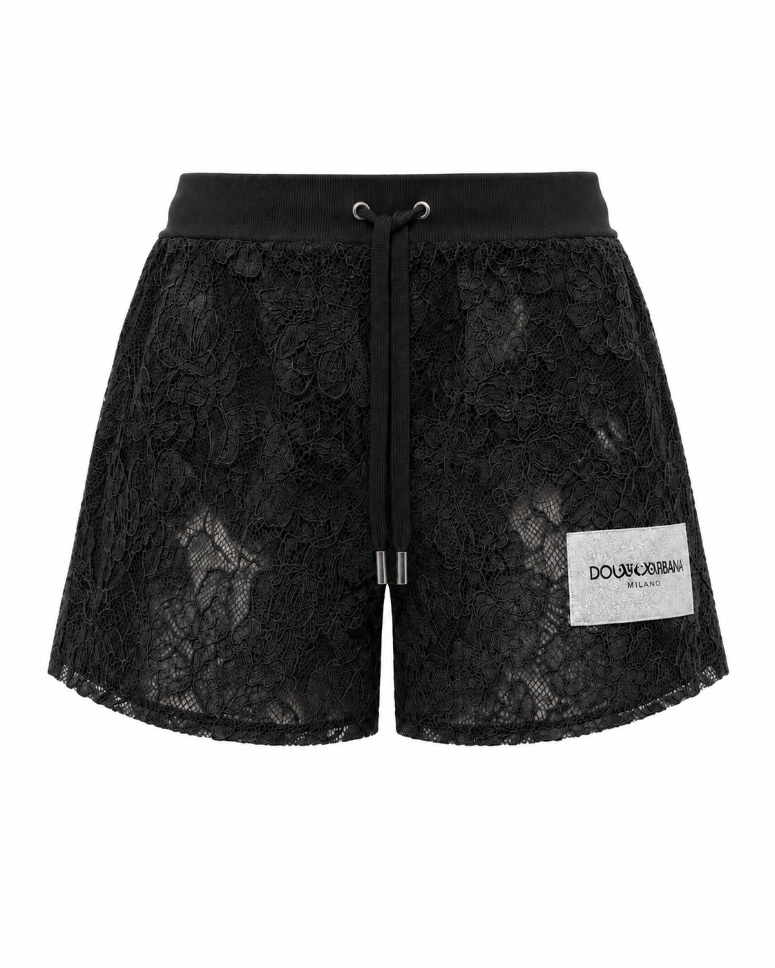 Compleu negru din dantela florala cu geaca si pantaloni