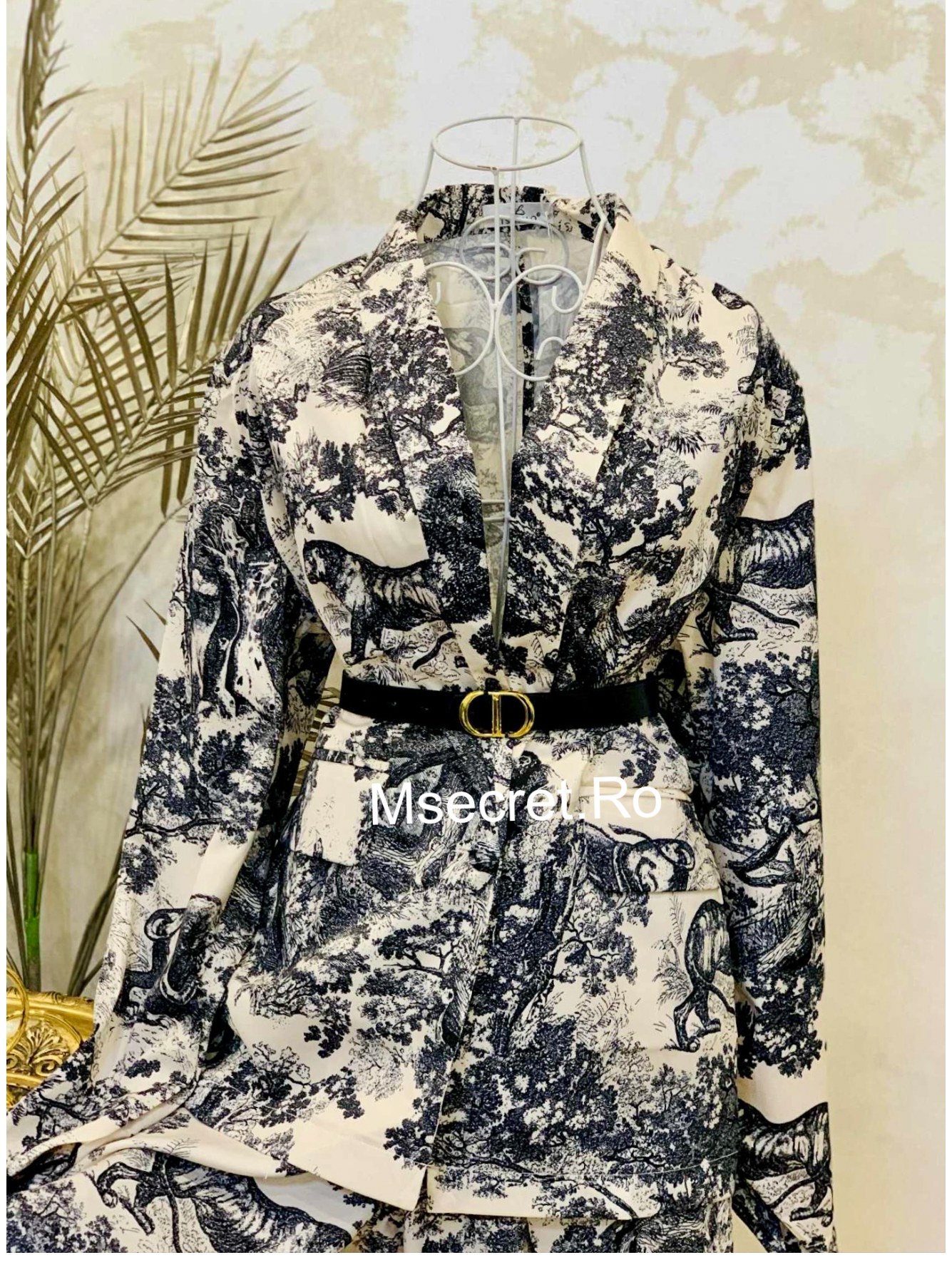 Compleu satinat cu pantaloni lungi