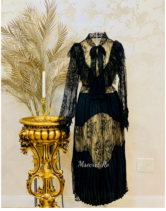 Rochie midi eleganta din dantela