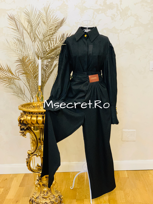 Modern black trousers