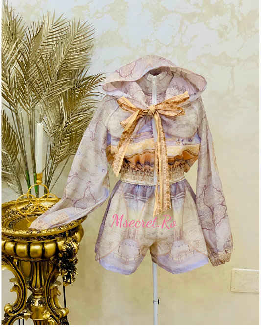 Compleu din organza si matase