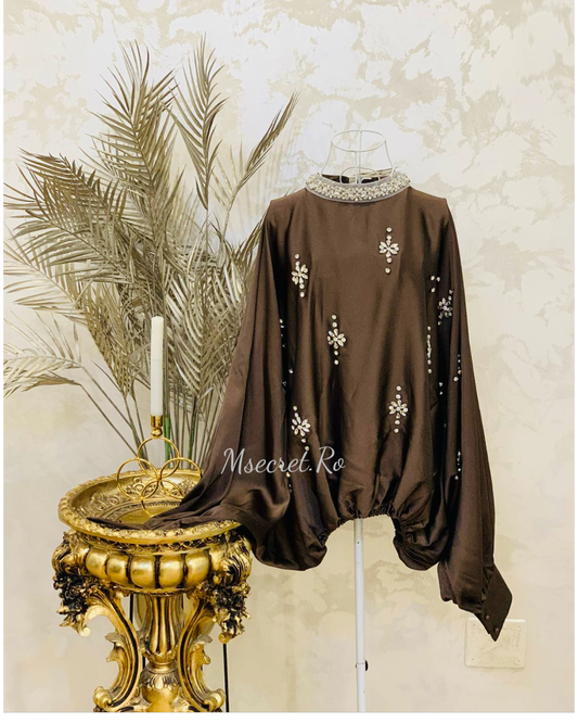 Camasa  cu pietre aplicate