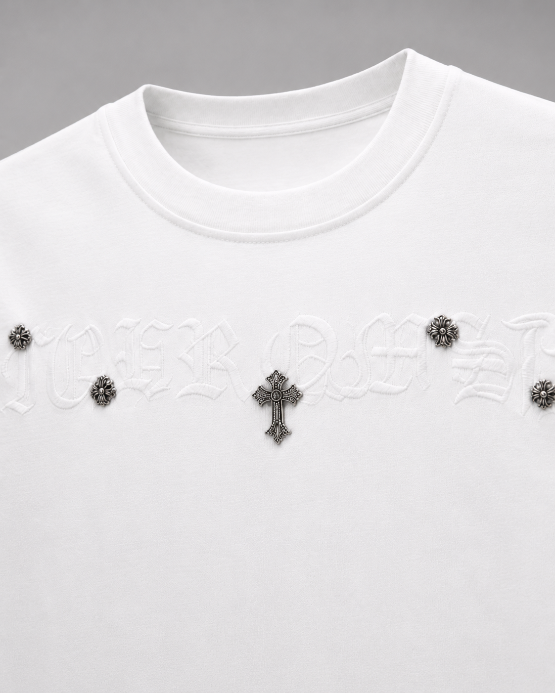 White cotton T-shirt