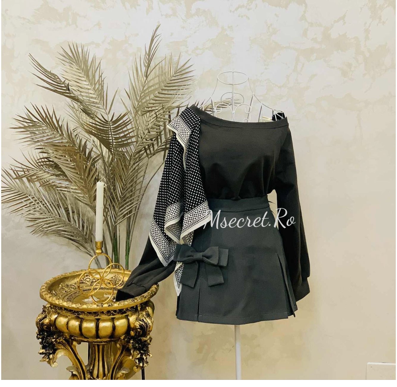 Bluza cu esarfa