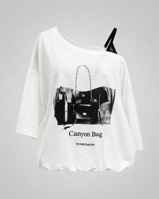 Tricou alb din bumbac