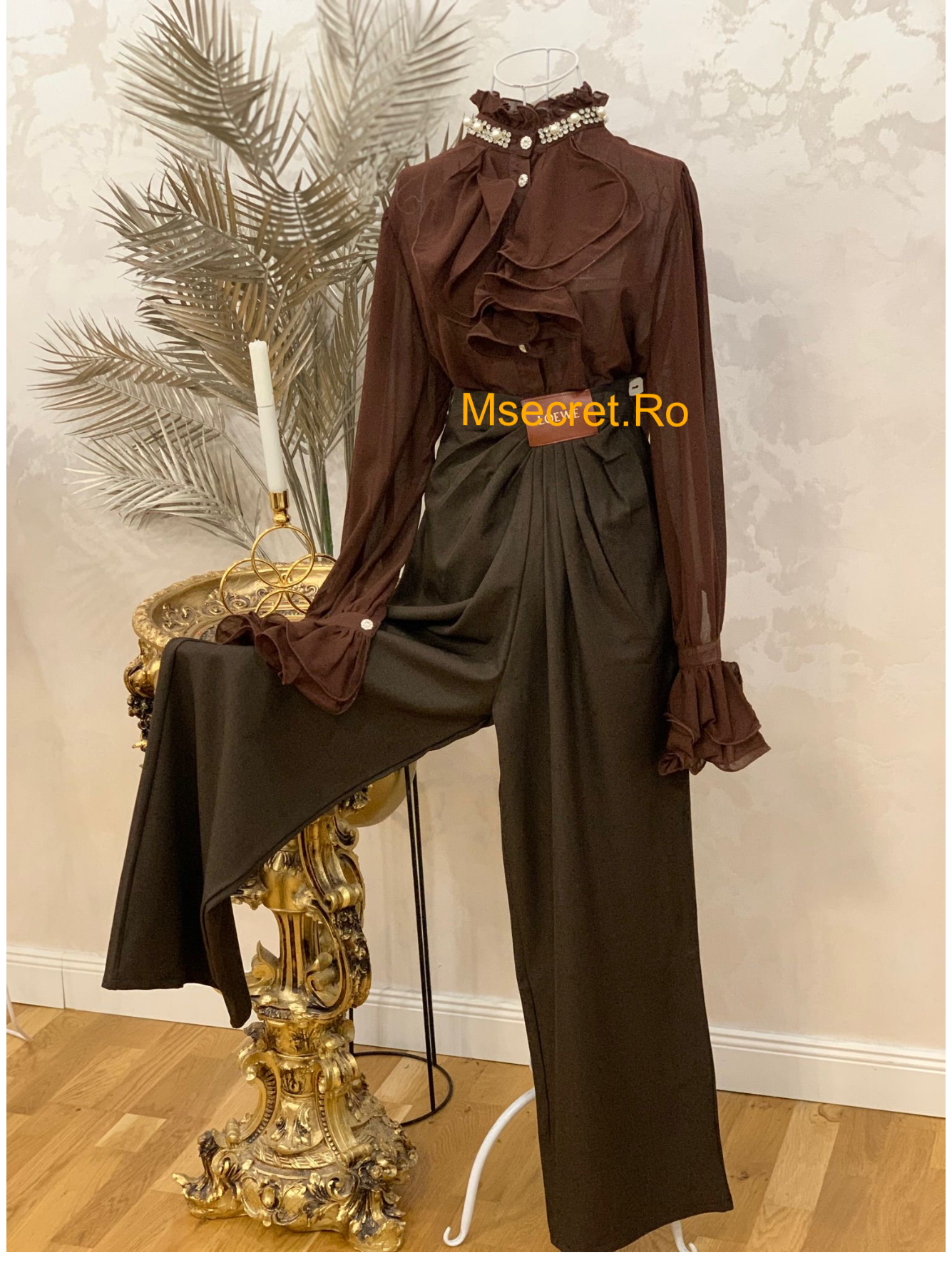 Pantaloni maro moderni