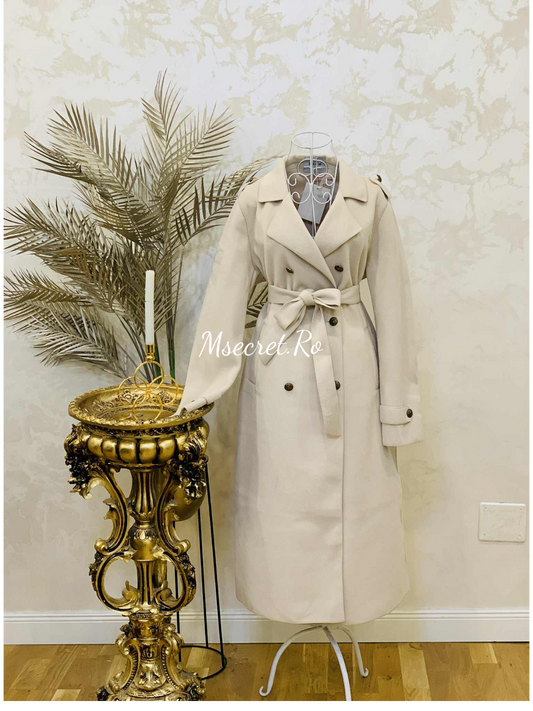 Palton midi din lana