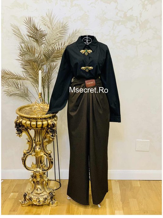 Camasa neagra din bumbac