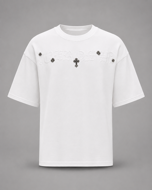 White cotton T-shirt