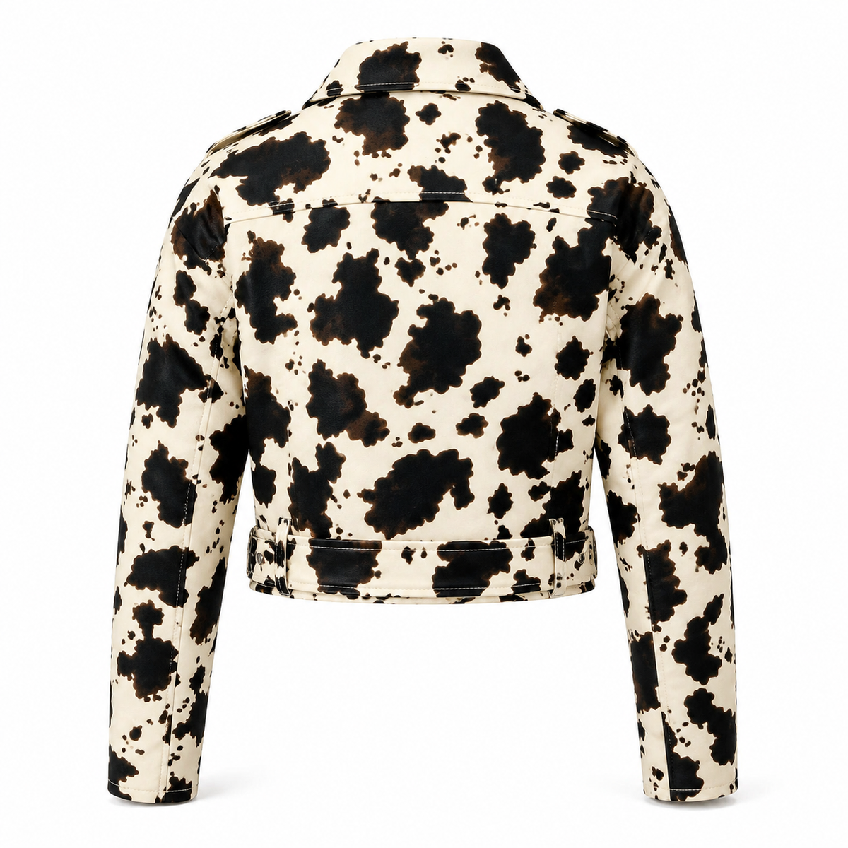 Geaca din piele animal print