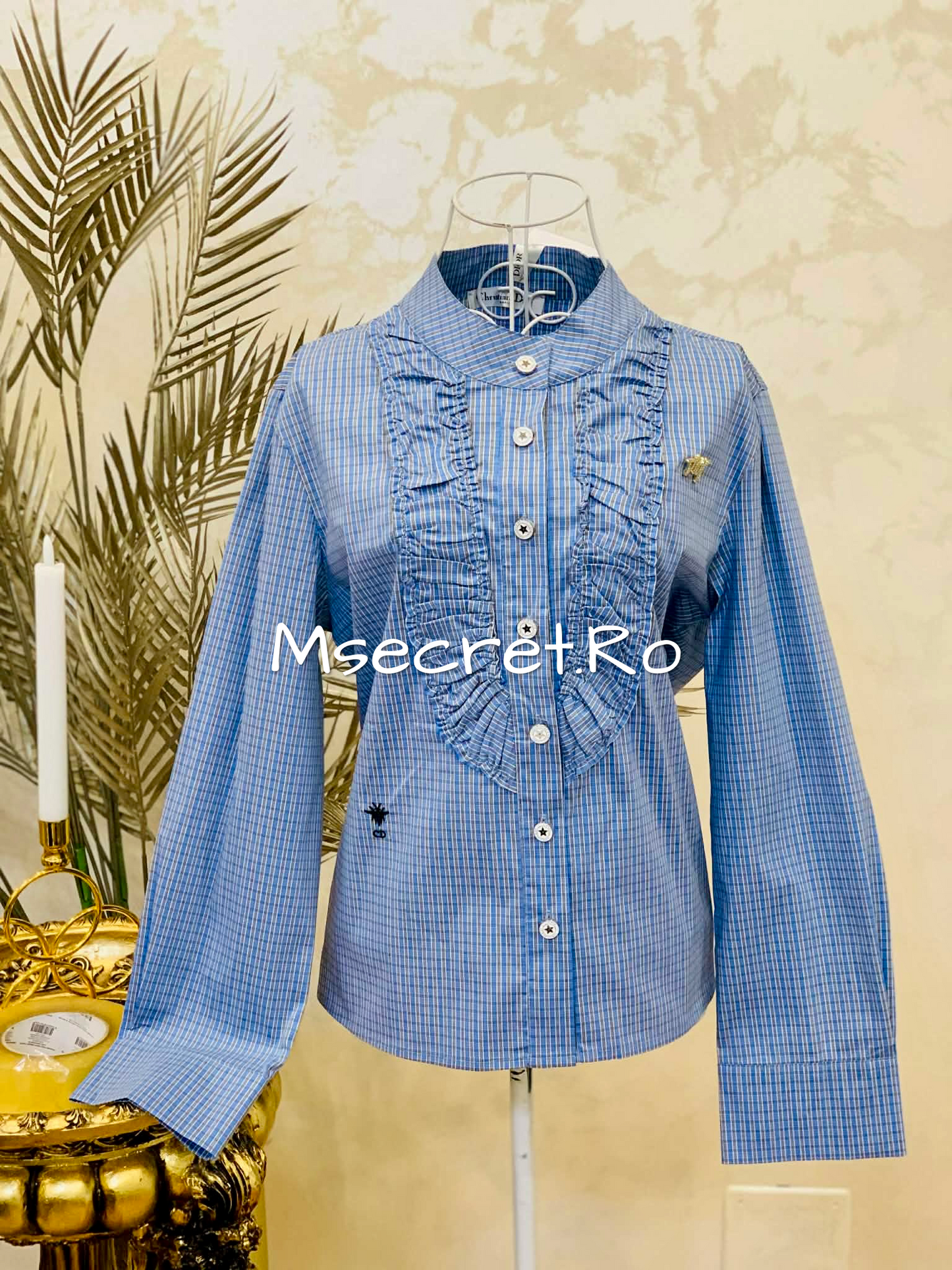 Camasa albastra din bumbac