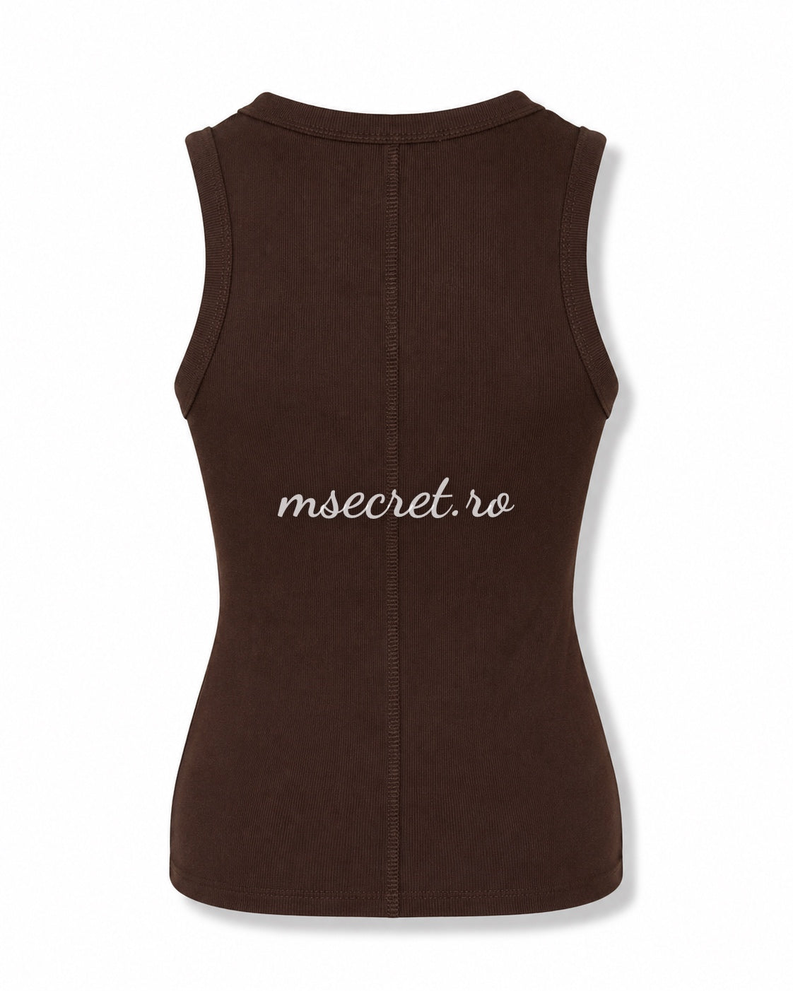 Top maro din bumbac elastic cu aplicații aurii