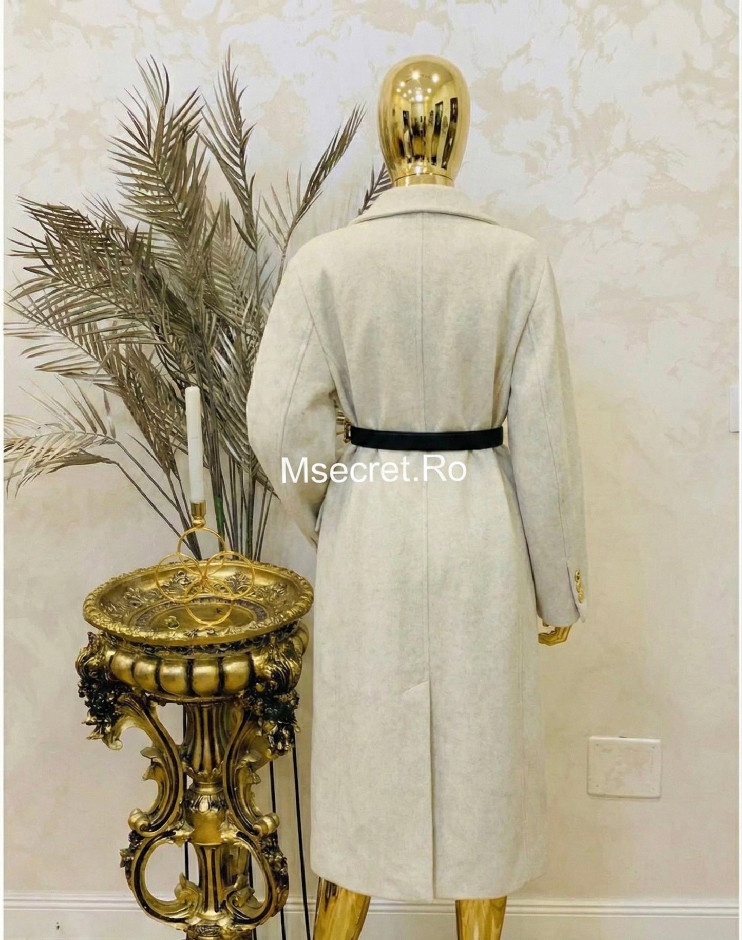 Dana 100% wool midi coat