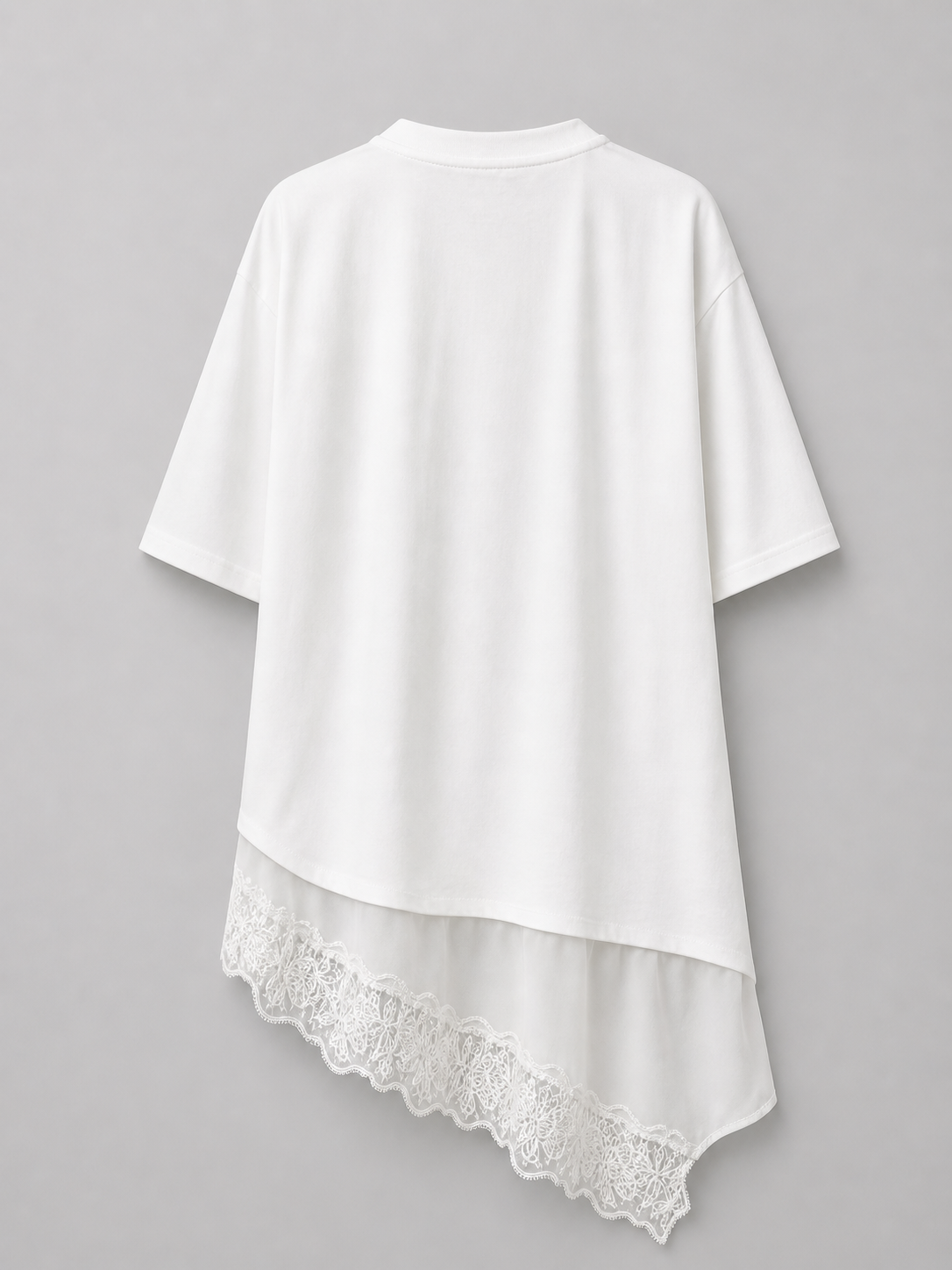 White cotton T-shirt dress
